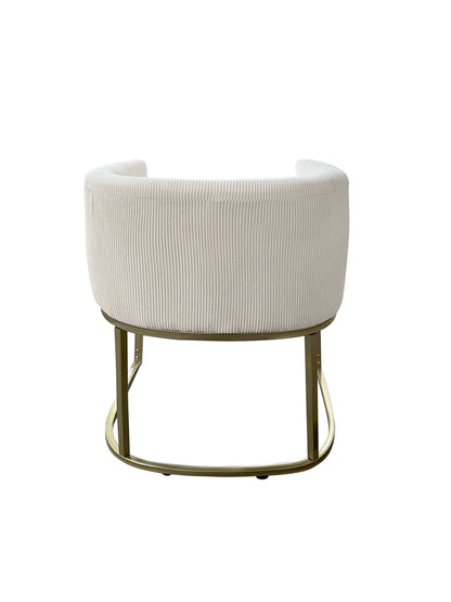 MAGNOLIA CAMPAGNE GOLDEN LEG CHAIR