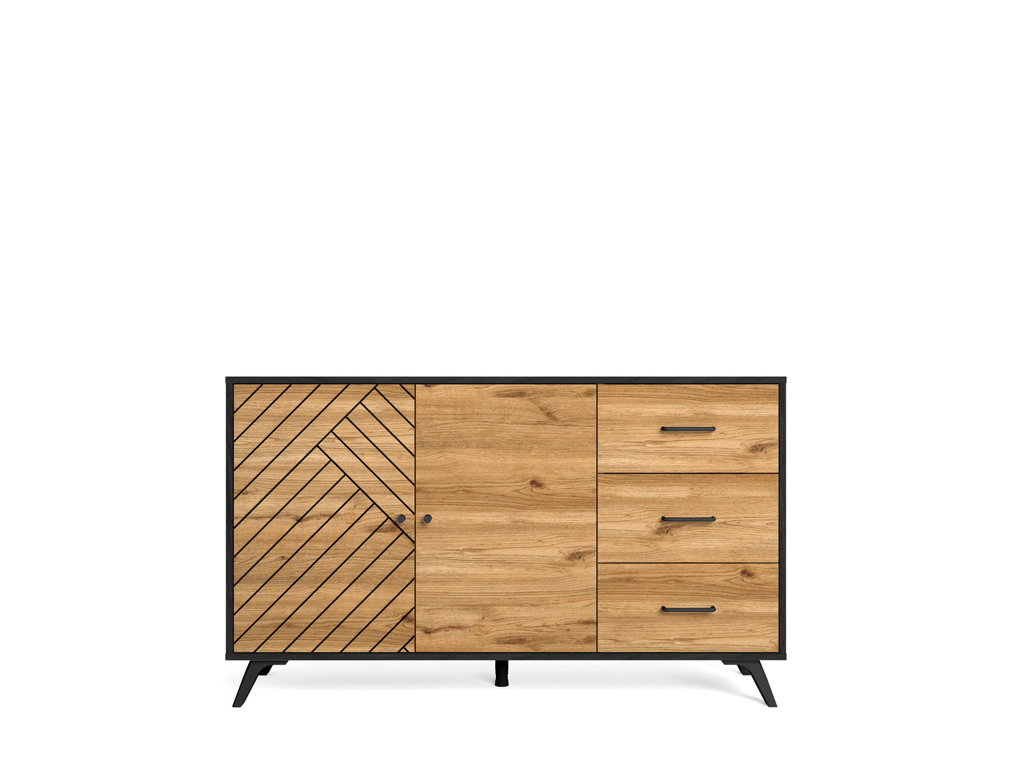 BUFFET ZEBRA 2PORTES 3TIROIRS