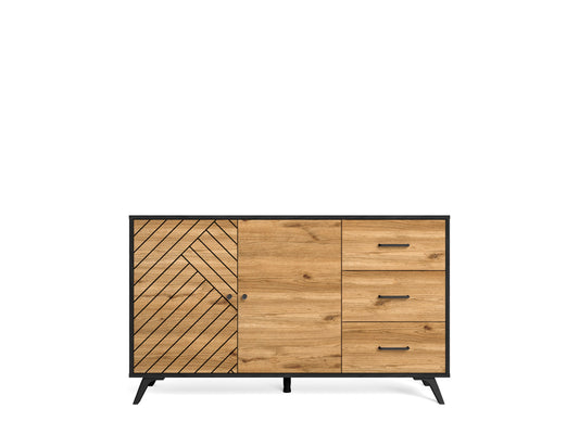 BUFFET ZEBRA 2PORTES 3TIROIRS