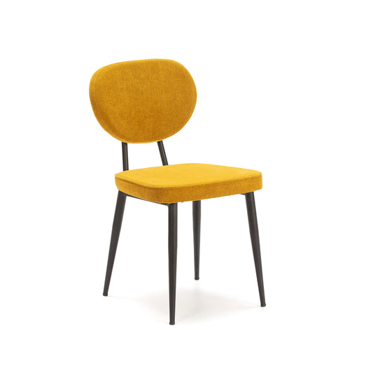 CHAISE MODERNE ZENIT MOUTARD