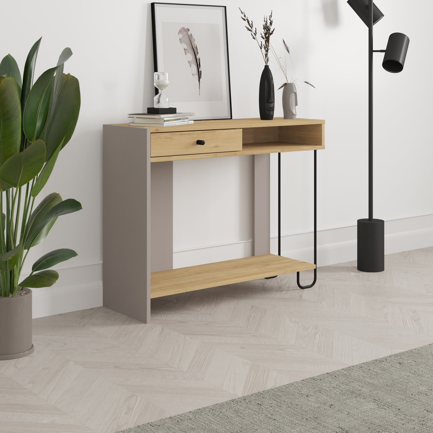 SATURNE CONSOLE 1 TIROIR 1 NICHE