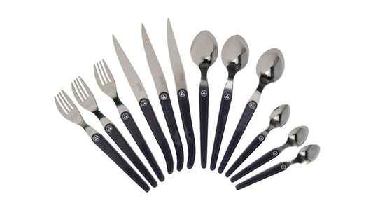 MENAGERE COUVERT 16PCS  INTUITION NOIR