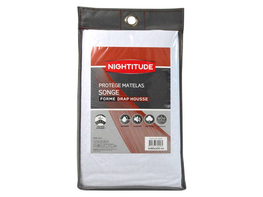 PROTEGE MATELAS NIGHTITUDE SONGE FORME DRAP HOUSSE