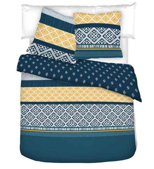 PARURE HOUSSE DE COUETTE CONFORAMA MAYA + 2 TAIES