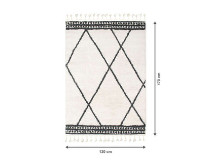 TAPIS CONFORAMA CARLITA FRANGES