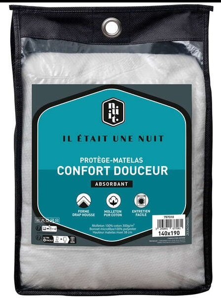 PROTEGE MATELAS NUIT CONFORT DOUCEUR