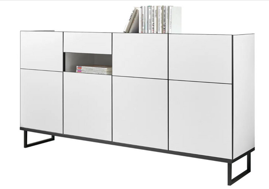 VEGA BUFFET BAS 4PORTES 1TIROIR 2ETAGERES
