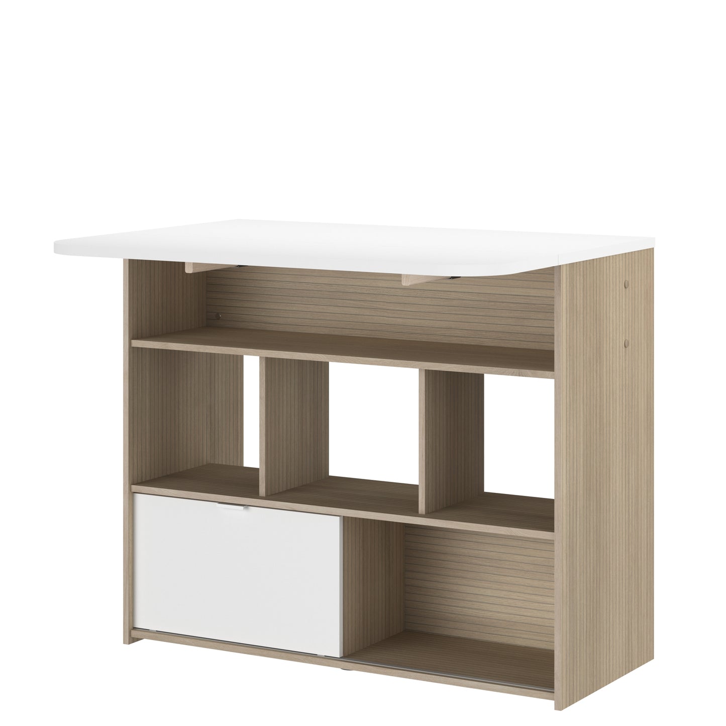 LUNDGE TABLE DE CUSINE HAUTE EXTENSIBLE