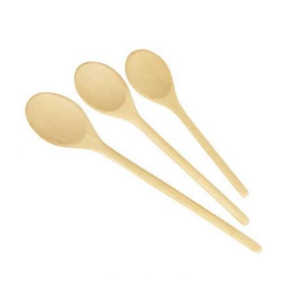 TESCOMA OVAL COOKING SPOONS WOODY - SET OF 3