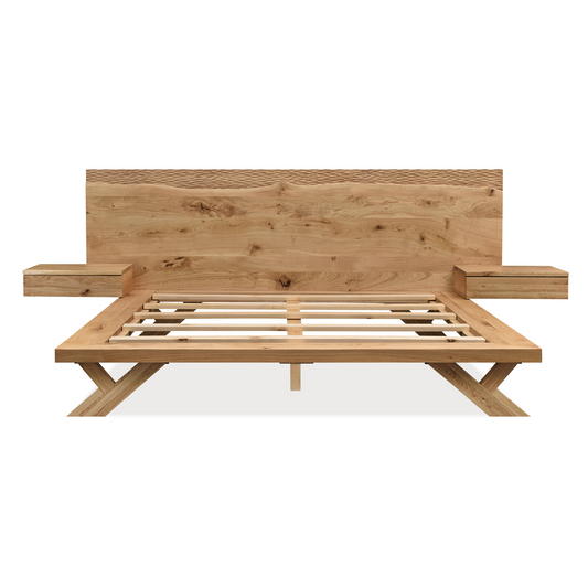 MATTERHORN BED 160cm + 2 NIGHTSTANDS