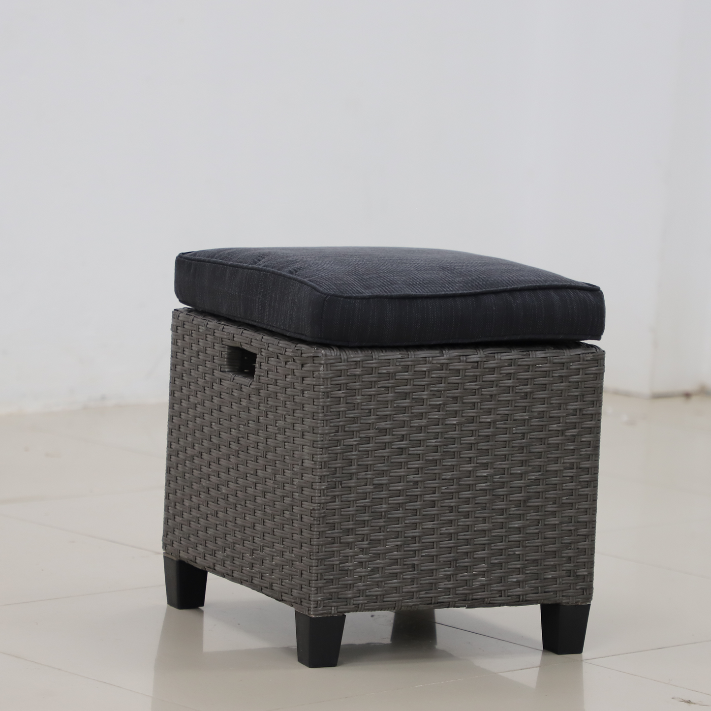 BAXTER FOOTSTOOL WITH CUSHION
