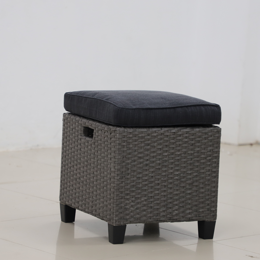 BAXTER FOOTSTOOL WITH CUSHION