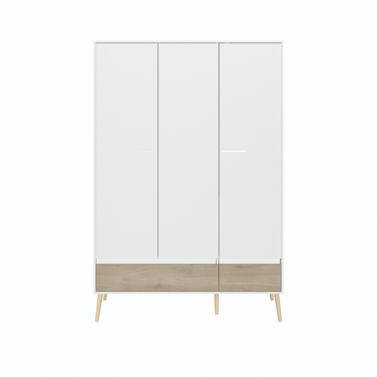 AALBORG ARMOIRE 3 PORTES 2 TIROIRS