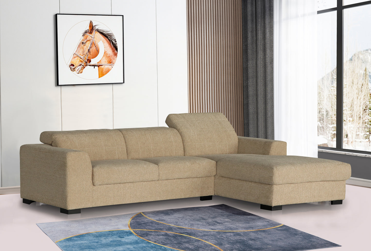 VERA CANAPE ANGLE RHS GRIS