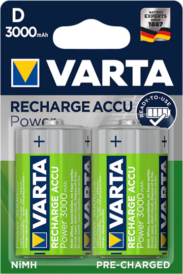 Varta Rechargeable 56720 Ready to use D*2 3000mAh