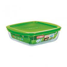 Pyrex Cook&Store Sq. Dish with lid 2.2L