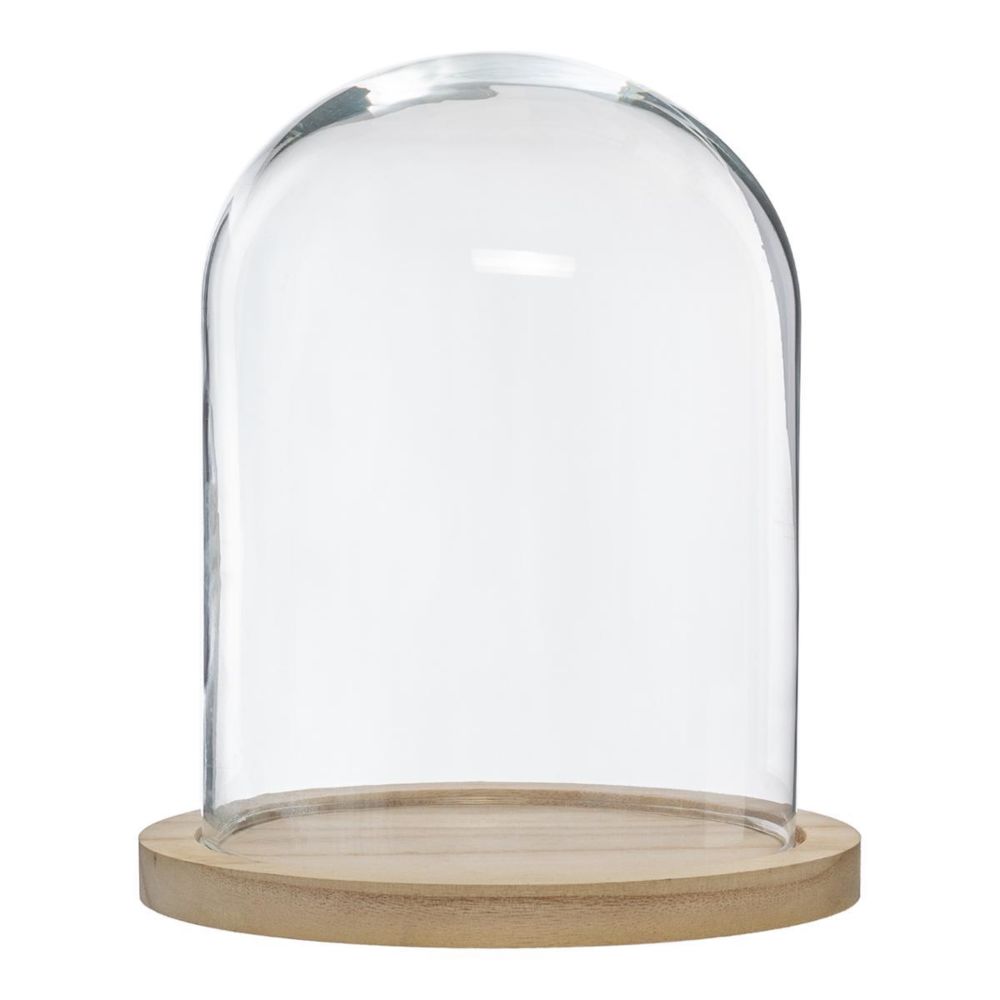 CLOCHE VR SOCLE ATMOSPHERA NATUREL