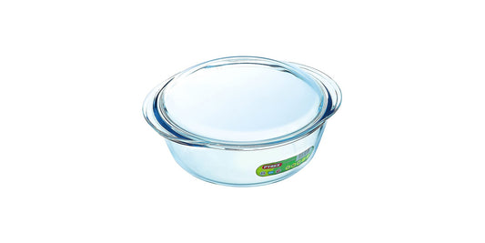 Pyrex Round Casserole 2.2L + 0.8L Sleeve