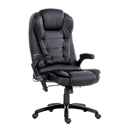 PU MASSAGE CHAIR WITH FOOTREST